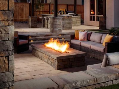 New Fire Pit Installation