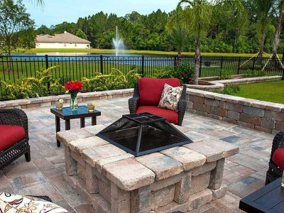 Outdoor Fire Pit Installation